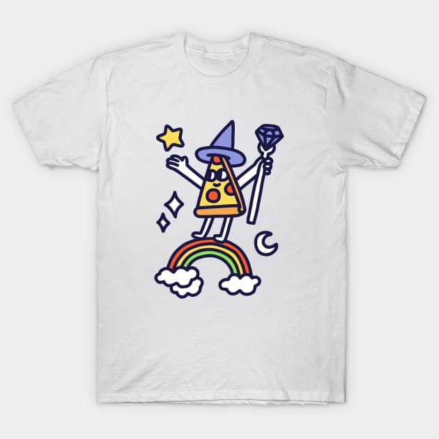 Wizard Pizza T-Shirt by obinsun